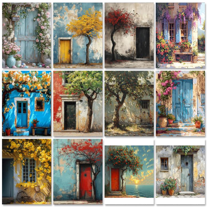 GATYZTORY 60x75cm Painting By  - Art Craft Door reseña y precio