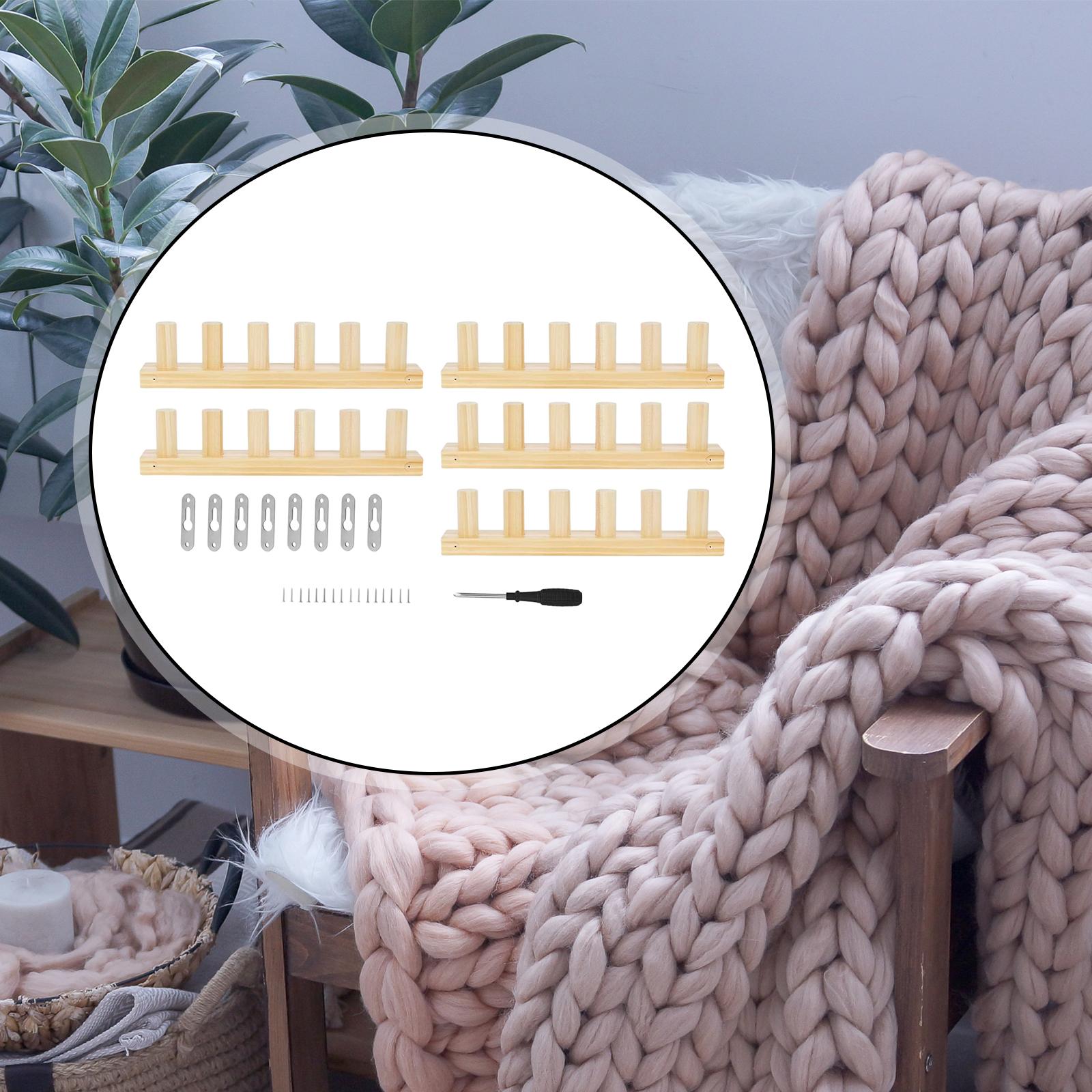 Chunky Knit Blanket Loom Kit P - Loom Weaving Frame reseña y precio
