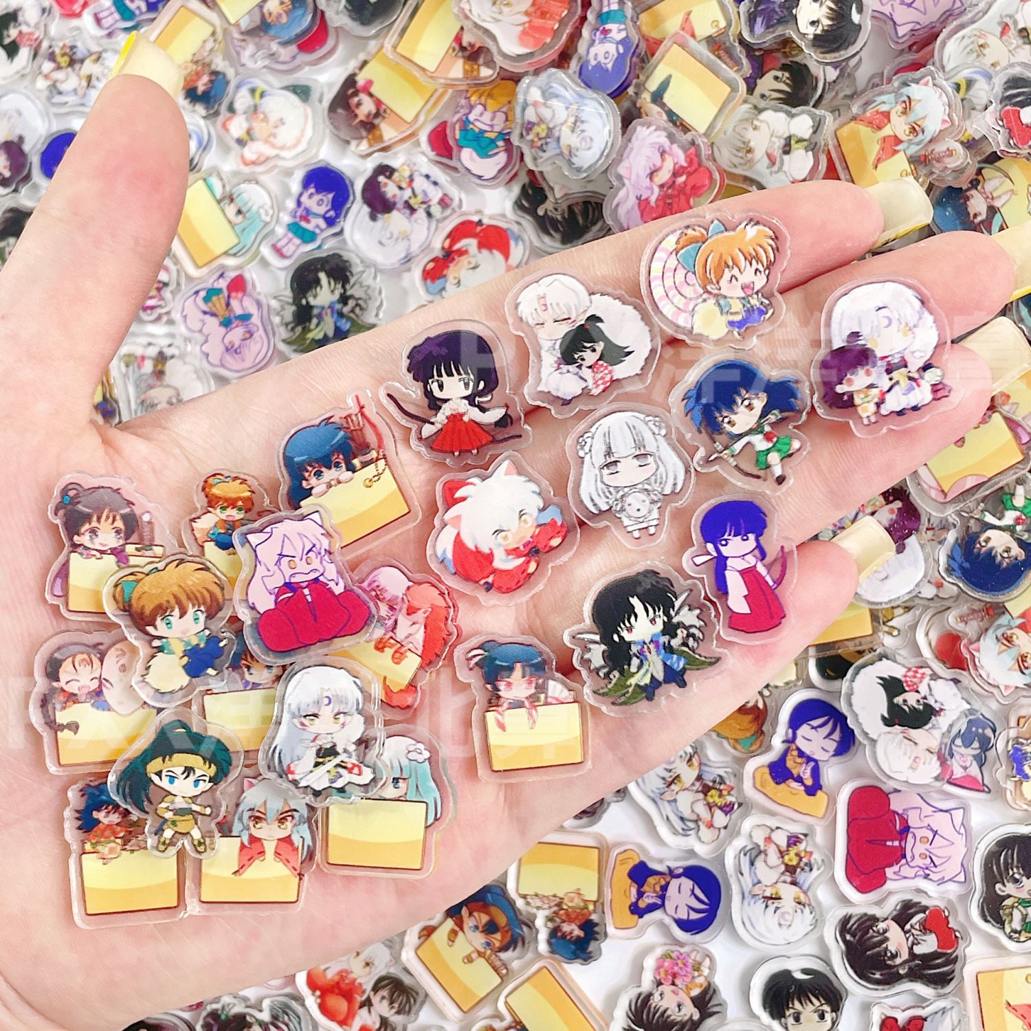 50/100Pcs 1/2cm Mini Inuyasha  - Art Craft Materials reseña y precio