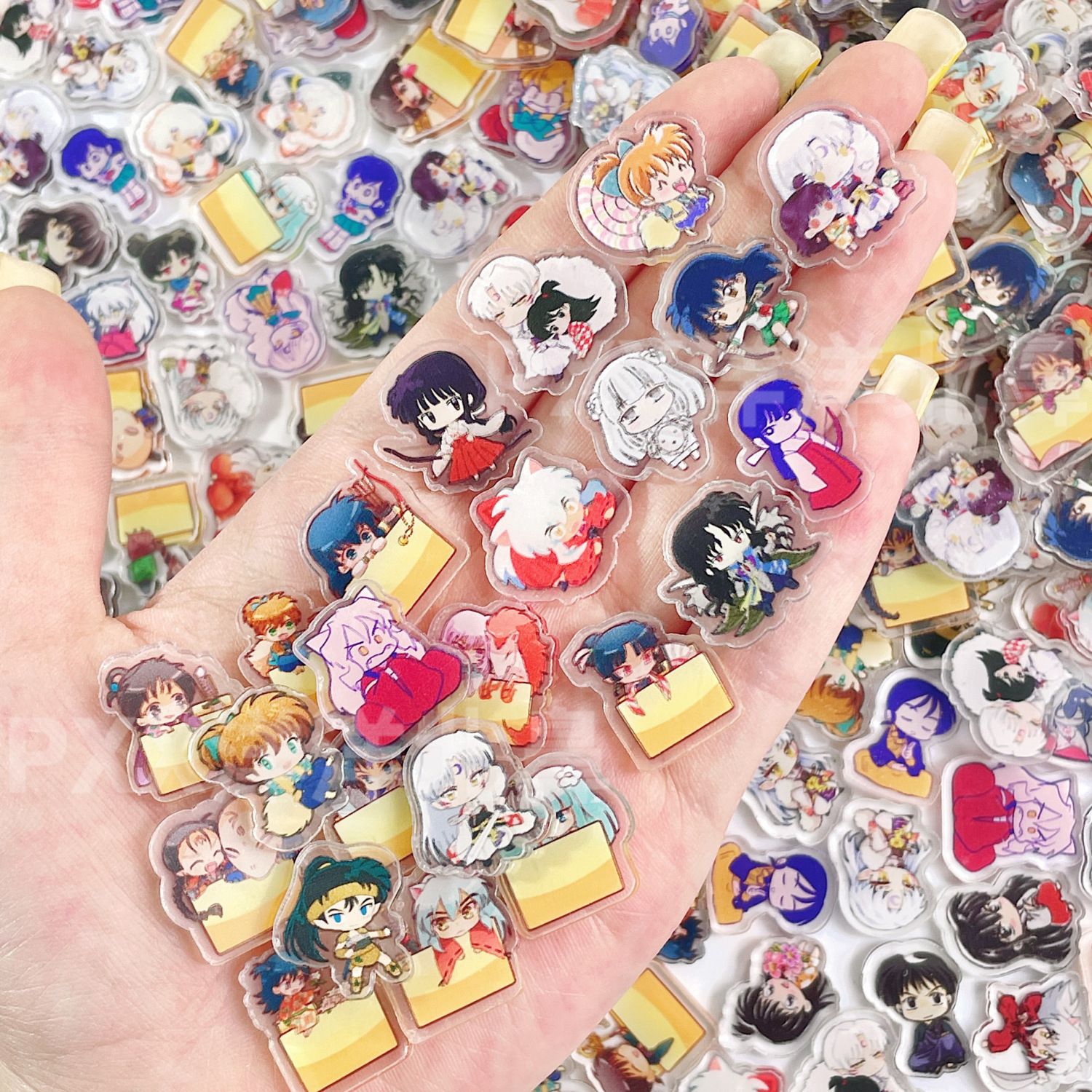 50/100Pcs 1/2cm Mini Inuyasha  - Art Craft Materials reseña y precio