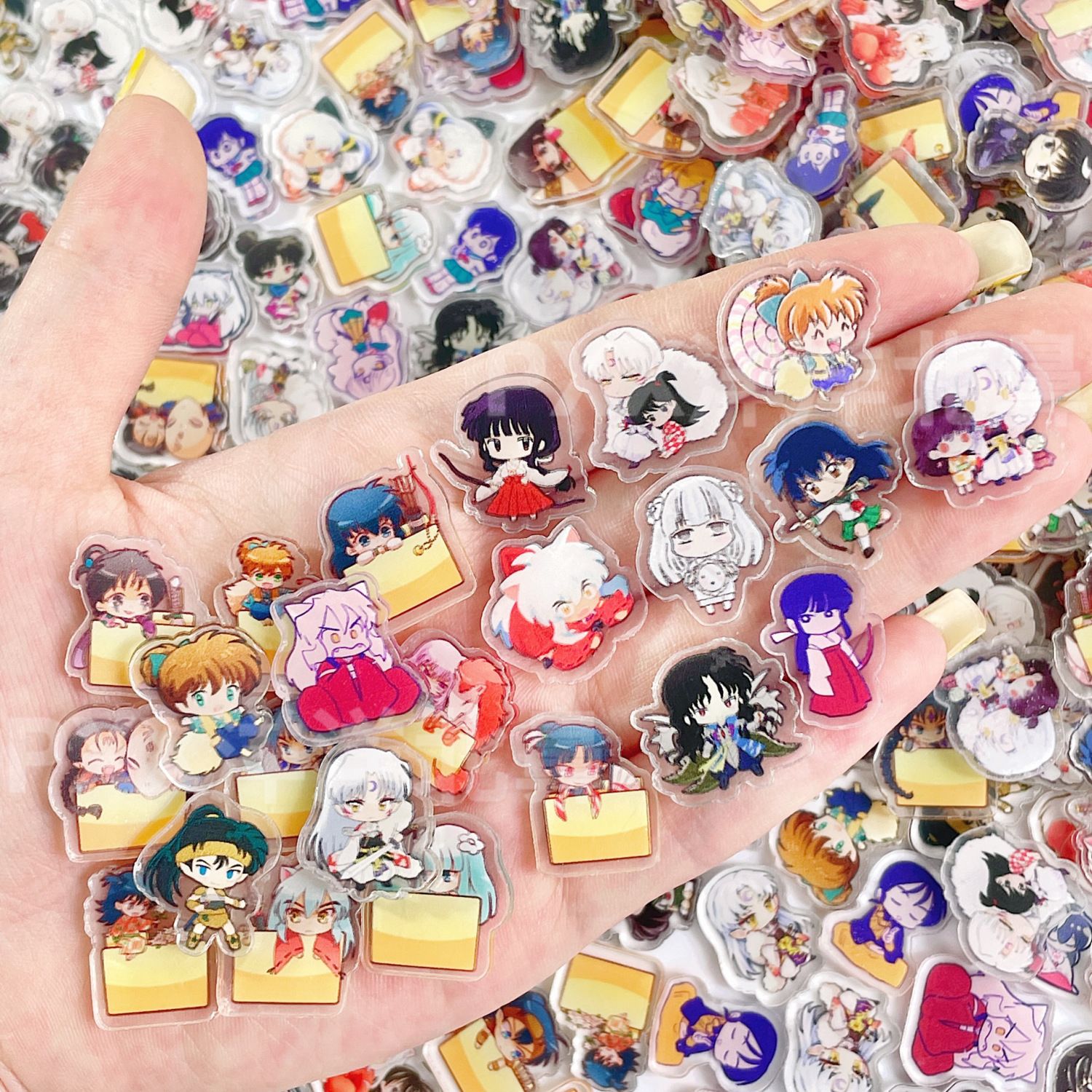 50/100Pcs 1/2cm Mini Inuyasha  - Art Craft Materials reseña y precio