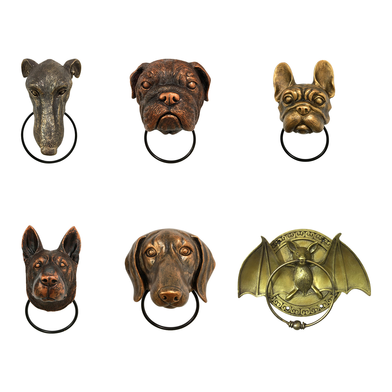 Creative Animals Head Door Kno - Art Craft Door reseña y precio