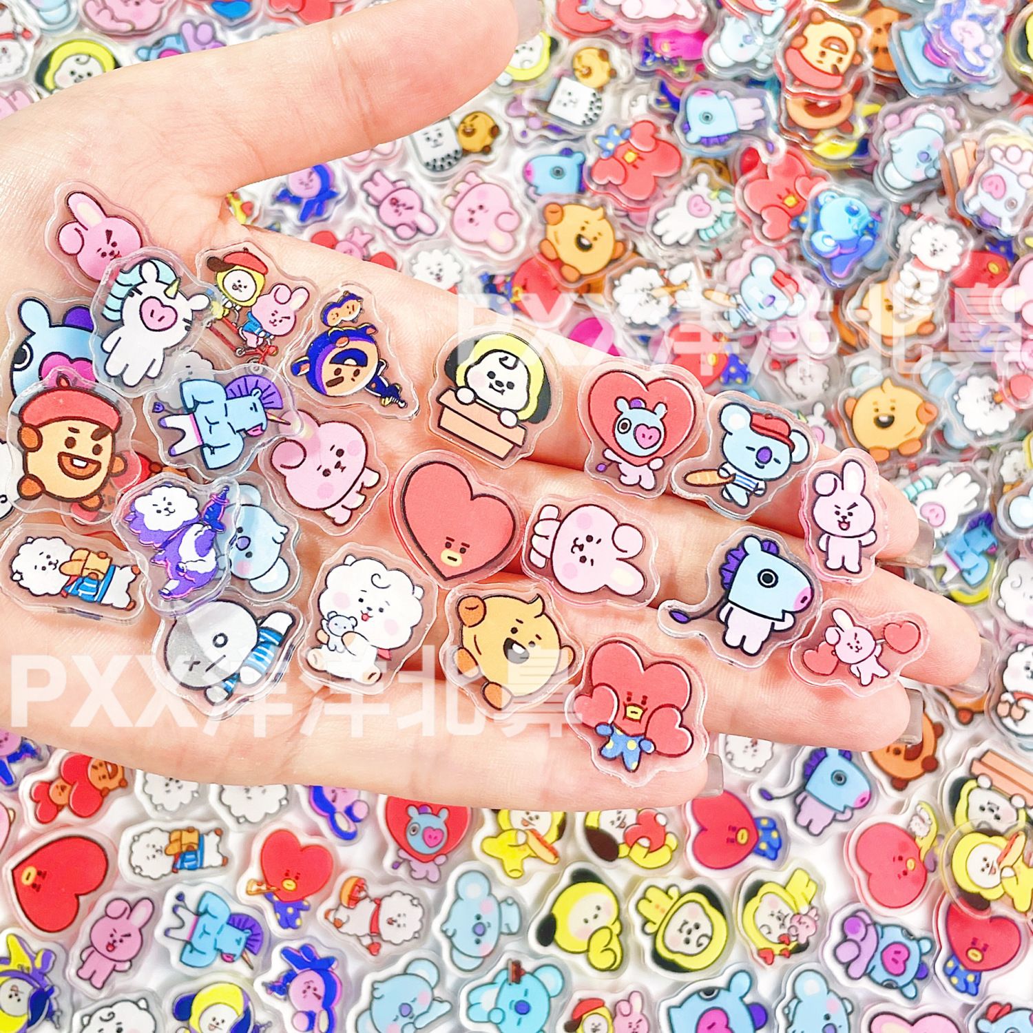 100pcs BT21 BTS single-layer 2 - Art Craft Materials reseña y precio