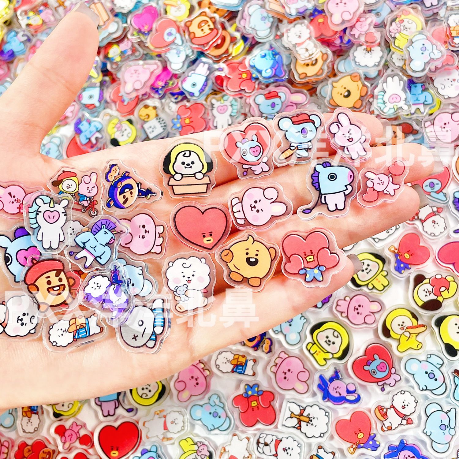 100pcs BT21 BTS single-layer 2 - Art Craft Materials reseña y precio