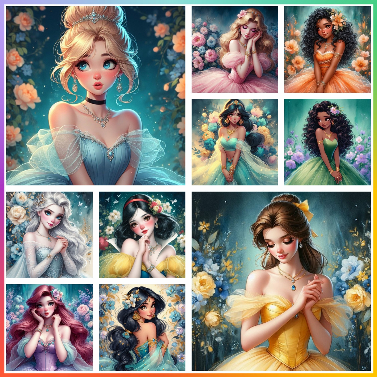 Beauty Princess Disney Diamond - Art Craft Disney reseña y precio