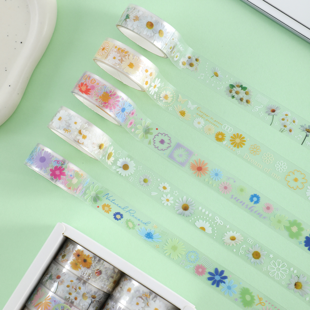10 Rolls Daisy PET Masking Tap - Art Craft Materials reseña y precio
