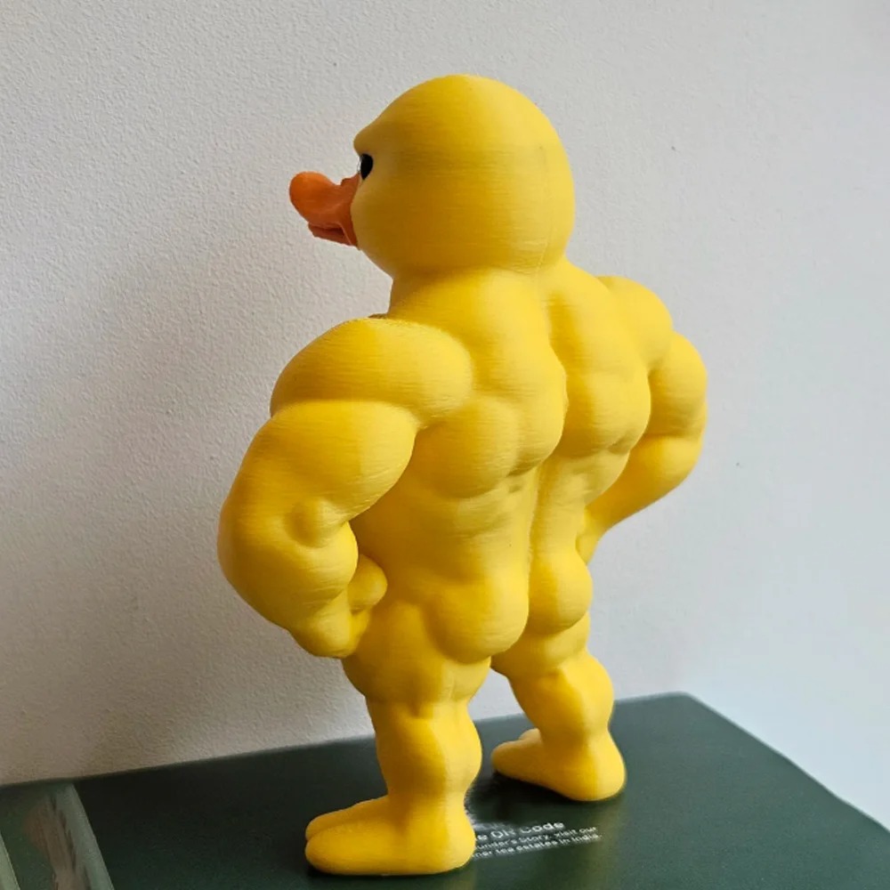 Muscle Duck Statue -3D Desktop - Art Craft Duck reseña y precio