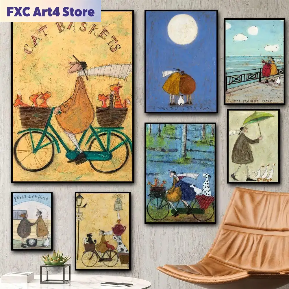 Frameless Sam Toft Art Abstrac - Art Craft Love reseña y precio