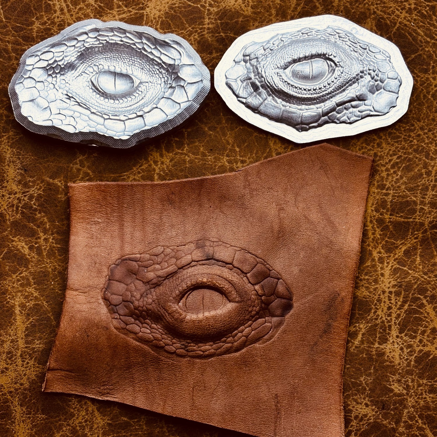 Dragon Dinosaur Eye Leather Em - Dinosaur And Craft reseña y precio