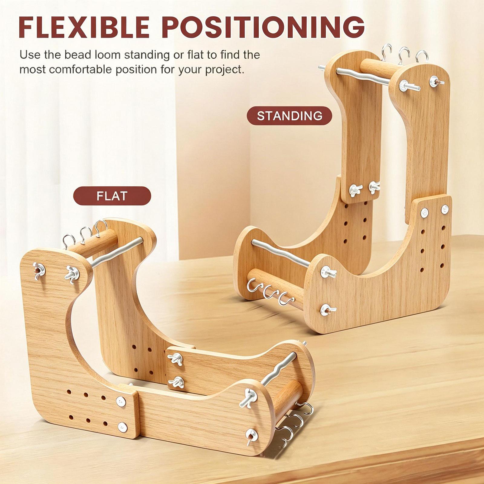 Versatile Bead Loom Adjustable - Loom Weaving Frame reseña y precio