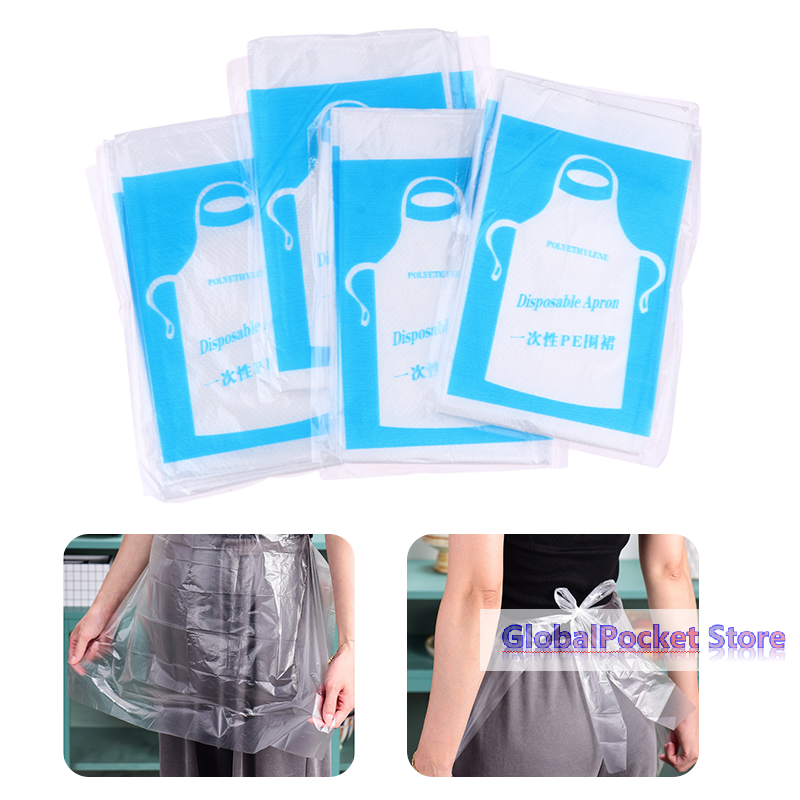 25pcs Disposable Aprons Clear  - Art Craft Party reseña y precio