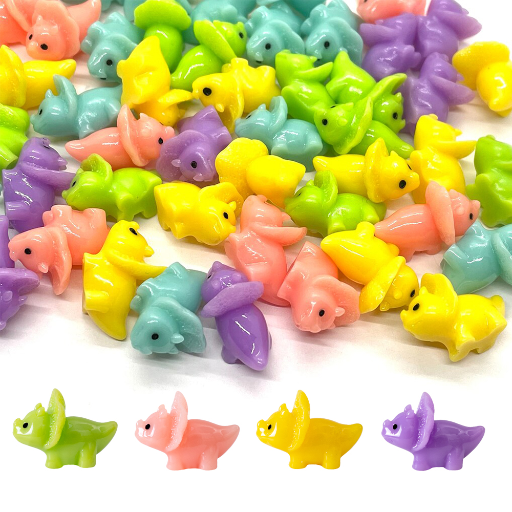 6/12pcs Mixed Color Mini Resin - Dinosaur And Craft reseña y precio